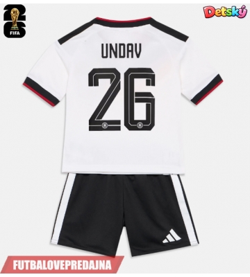 Lacne Dětský Futbalové dres Nemecko Deniz Undav #26 MS 2026 Krátky Rukáv - Domáci (+ trenírky)